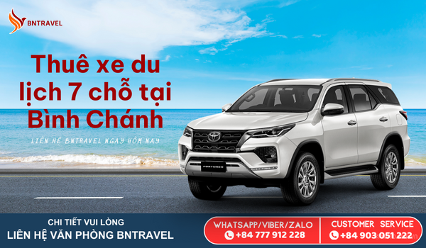 Cho Thuê Xe Du Lịch 7 chỗ tại Bình Chánh giá rẻ